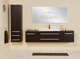 Szafka z umywalką 180/39/C2 seria Fokus Wenge Mat