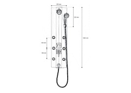Panel prysznicowy Moonlight Kerra