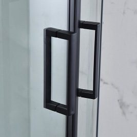 Kabina prysznicowa niski brodzik hydromasaż biały środek 90x90 WSH-311B