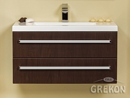 Szafka łazienkowa z umywalką 80/39/2 seria Fokus Wenge Mat