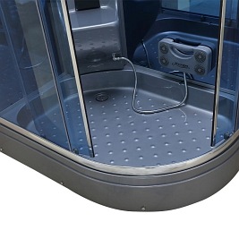 Asymetryczna kabina z hydromasażem 120x85 cm MO-02188 prawa