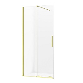 Smart New Trendy Light Gold rozsuwana ścianka prysznicowa walk in 80 cm EXK-4293