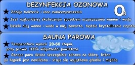 Kabina prysznicowa z hydromasażem i sauną przyścienna 125x90