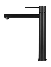 Czarna bateria umywalkowa wysoka CMB7512BL Lugo Corsan