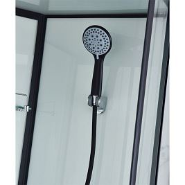 Kabina prysznicowa niski brodzik hydromasaż biały środek 90x90 WSH-311B