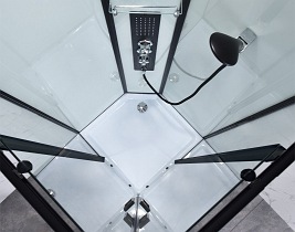 Kabina prysznicowa z hydromasażem niski brodzik 90x90 WSH-312B