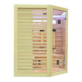 Sauna na podczerwień kamień solny 150X150X190CM MO-RL3CS Infrared Mazur
