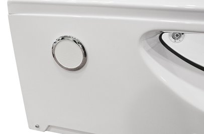 Wanna z hydromasażem przyścienna Turbo 180x91 cm MO-1007