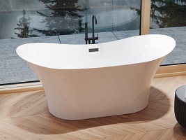 Wanna wolnostojąca 170 cm korek klik-klak chrom Amber Besco