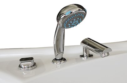 Wanna z hydromasażem narożna lewa 135x135 cm MUS-1085