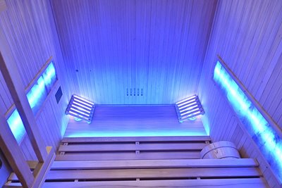 Sauna sucha fińska piec 8 KW Harvia BC80 + kamienie solne 180X160X200CM MO-TS4B Mazur