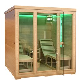 Sauna sucha fińska piec 8 KW Harvia BC80 + kamienie solne 180X180X190CM MO-TS4 Mazur