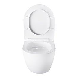 Biała miska wc wisząca Rimless NERO-WH-03 Tornado Hydrosan