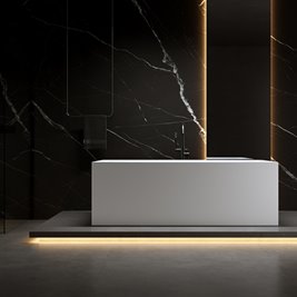 Wanna wolnostojąca prostokątna 170 cm Santa Hydrosan