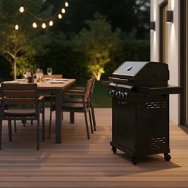 Grill Zeus B widok pod kątem