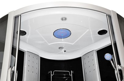 Duża kabino wanna Spa z hydromasażem 150x150 cm MO-08150