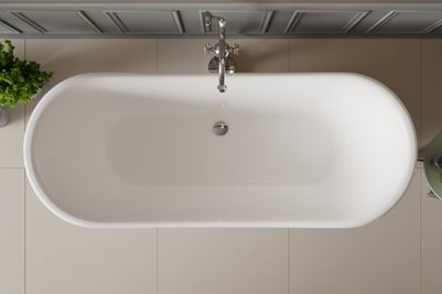 Wanna wolnostojąca Amelia Besco 190 nogi chrom