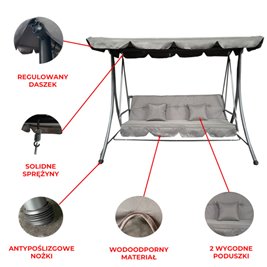 Huśtawka ogrodowa Milano XL