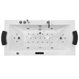 Wanna z hydromasażem spa prostokątna 180x92 cm MO-1658