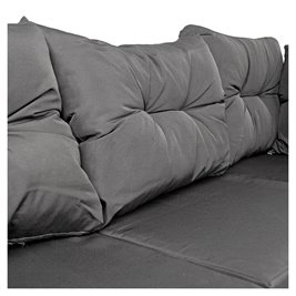 Zestaw mebli ogrodowych z technorattanu narożnik tarasowy Salto