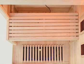Sauna na podczerwień 2 osobowa + kamienie solne 120X120X200CM MO-EP2RSP Infrared Mazur