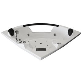 Wanna łazienkowa z hydromasażem Spa narożna 150x150 cm MO-0312