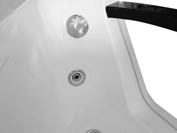 Wanna spa z hydromasażem narożna 170x85 cm MO-0076 LEWA