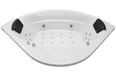 Duża kabino wanna Spa z hydromasażem 150x150 cm MO-08150