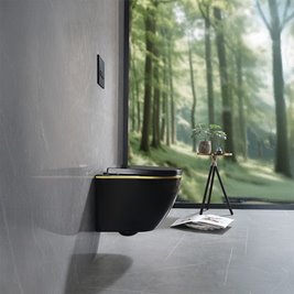 Zestaw podtynkowy stelaż GEBERIT DUOFIX + miska MISKA MIZU-BL-GL-RIM-02 + przycisk DELTA 01 biały