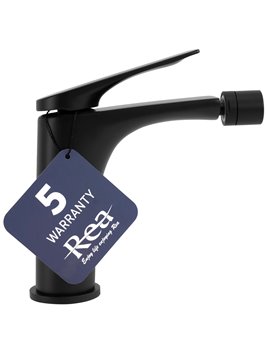 Czarna bateria bidetowa Avalon Rea