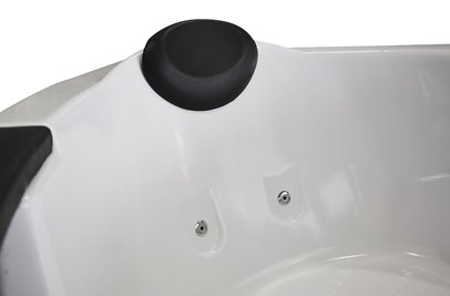 Wanna łazienkowa z hydromasażem Spa narożna 150x150 cm MO-0312