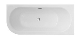 Wanna do zabudowy Avita Slim+ Besco prawa 180x75 cm komplet syfon+ przelew chrom