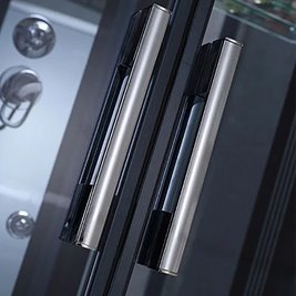 Kabina prysznicowa z hydromasażem prostokątna zabudowana 150x85 MO-0505-150