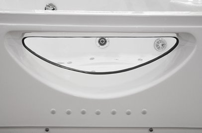 Wanna z hydromasażem Spa narożna 168x86 cm MO-1633