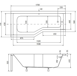 Wanna + parawan 2S Integra 170 Lewa Besco
