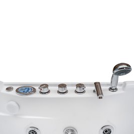 Wanna z hydromasażem narożna 140x80 cm Lemur 796 Hydrosan Lewa