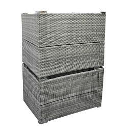 Zestaw mebli ogrodowych z technorattanu Rodos Loge Garden