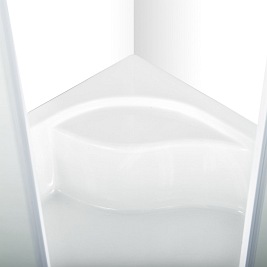 Kabina półokrąłga z brodzikiem 80x80 Madera Kerra