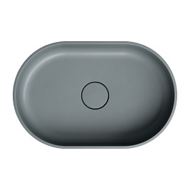 Omnires Ovo M+ umywalka nablatowa ash grey 55x36 cm OVOUNAG