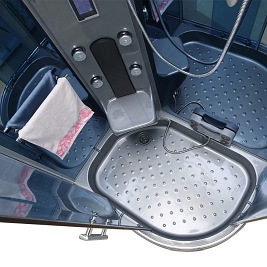 Asymetryczna kabina z hydromasażem 120x85 cm MO-02188 prawa