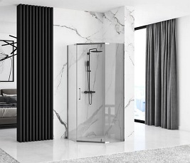 Kabina prysznicowa pięciokątna 80x80 Axin Rea