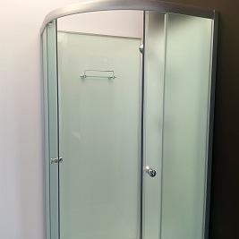 Kabina prysznicowa półokrągła zabudowana 80x80 WSH-305A