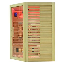 Sauna na podczerwień kamień solny + turmaliny 150X150X190CM MO-RL3CST Infrared Mazur