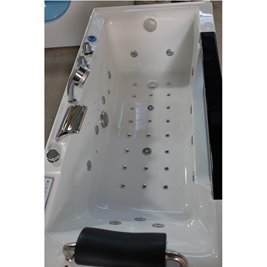 Wanna z hydromasażem prostokątna 162x75 cm Gomera 938C Hydrosan