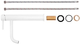 Bateria umywalkowa wysoka Lungo White Rea