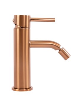 Miedź szczotkowana bateria bidetowa Lungo Rea