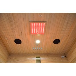 Sauna na podczerwień 4-osobowa 150x120 cm grzejniki kwarcowe i karbonowe Alta3 Infrared
