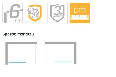 Czarny parawan nawannowy 90x140 cm P-0051 New Soleo Black New Trendy