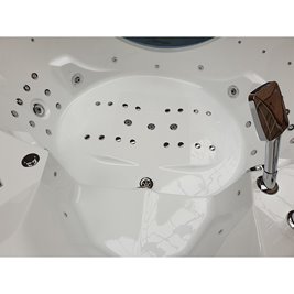 Wanna z hydromasażem narożna 155x155 cm Eos 932 Hydrosan