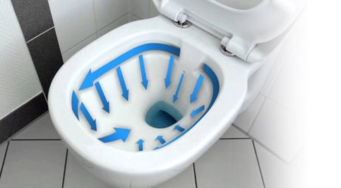 Złota misa wc wisząca Rimless Carlo Flat Rea